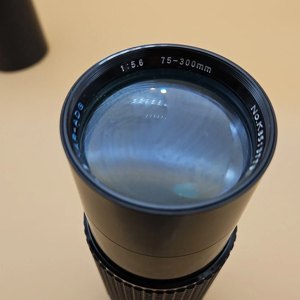Albinar ADG 75-300mm f5.6 Telephoto Zoom Lens For Canon Black Tested Working